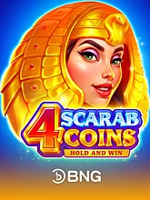 4 Scarab Coins: Hold and Win